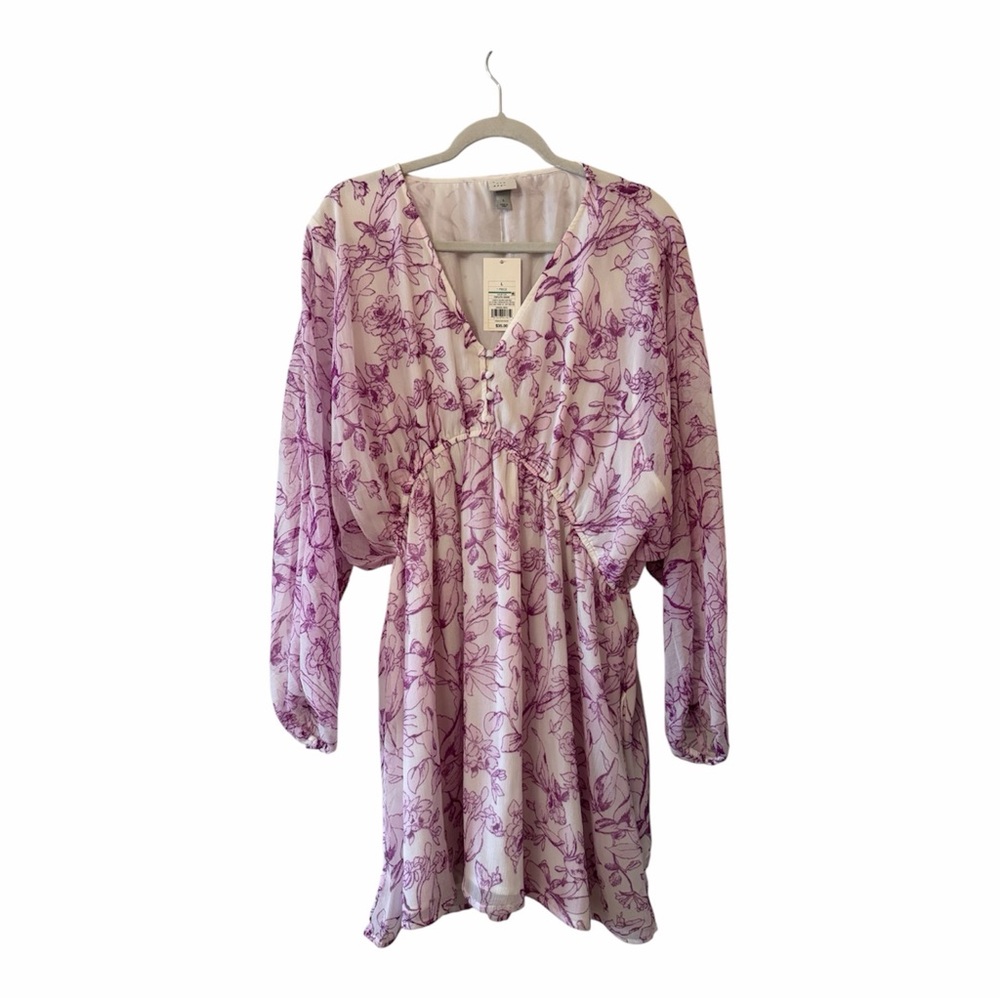 A New Day Pink Floral Dress - Picture 3 of 7